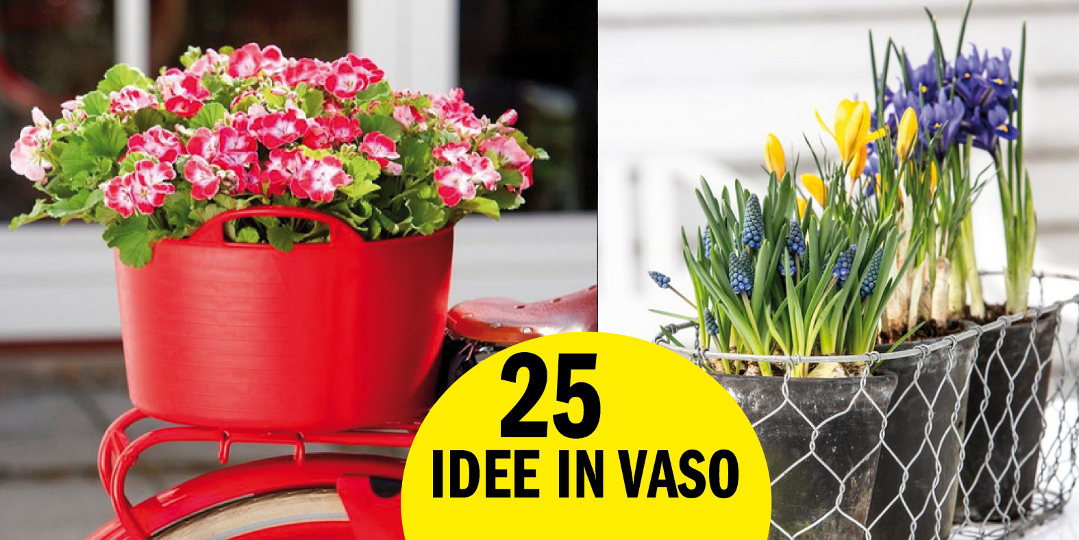 Vasi per fiori: 25 idee creative per far esplodere il tuo balcone